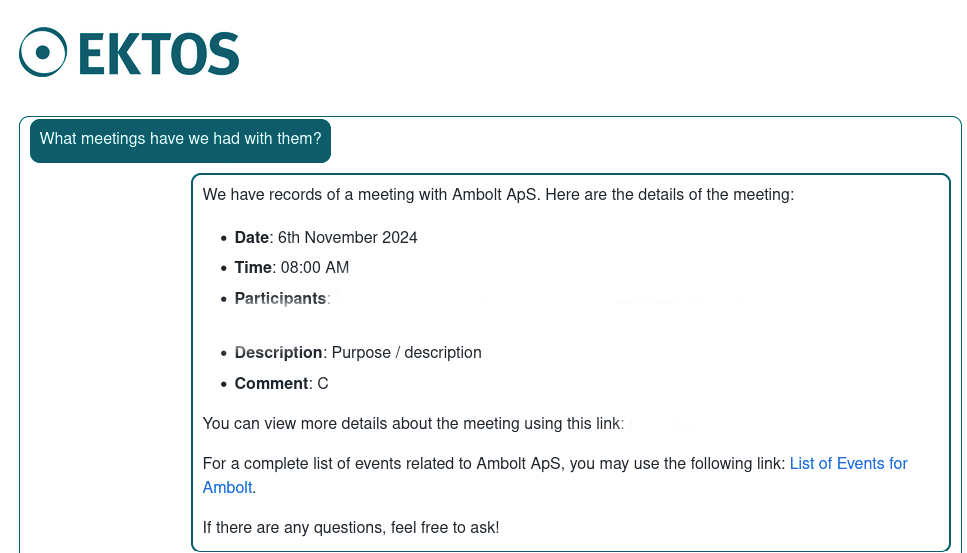 Screenshot of the solution
